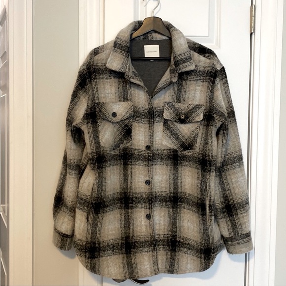 Thread & Supply Plaid Shacket - Picture 2 of 4